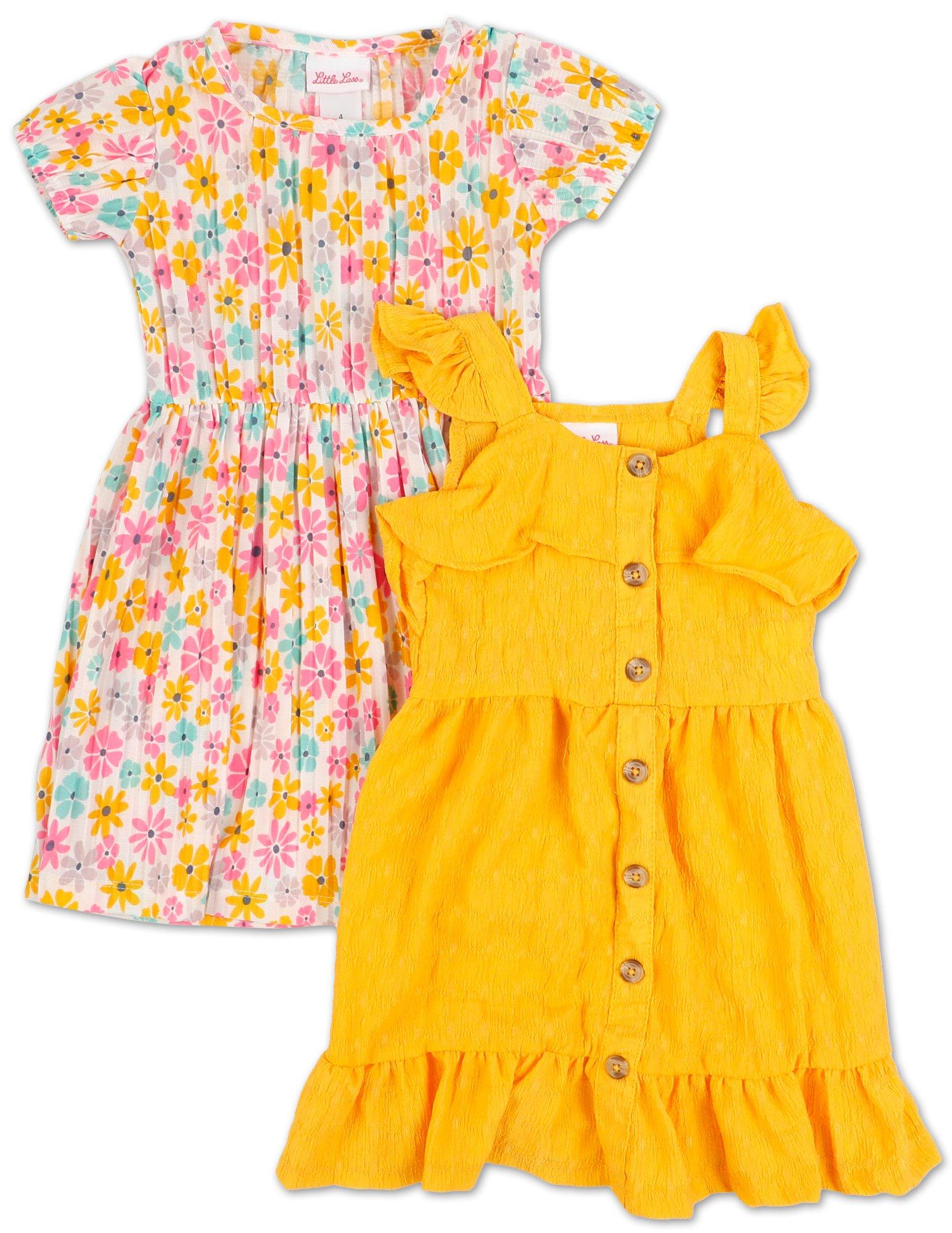 Little Girls 2 Pk Spring Dresses