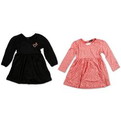 Little Girls 2 Pk Heart Dresses - Multi