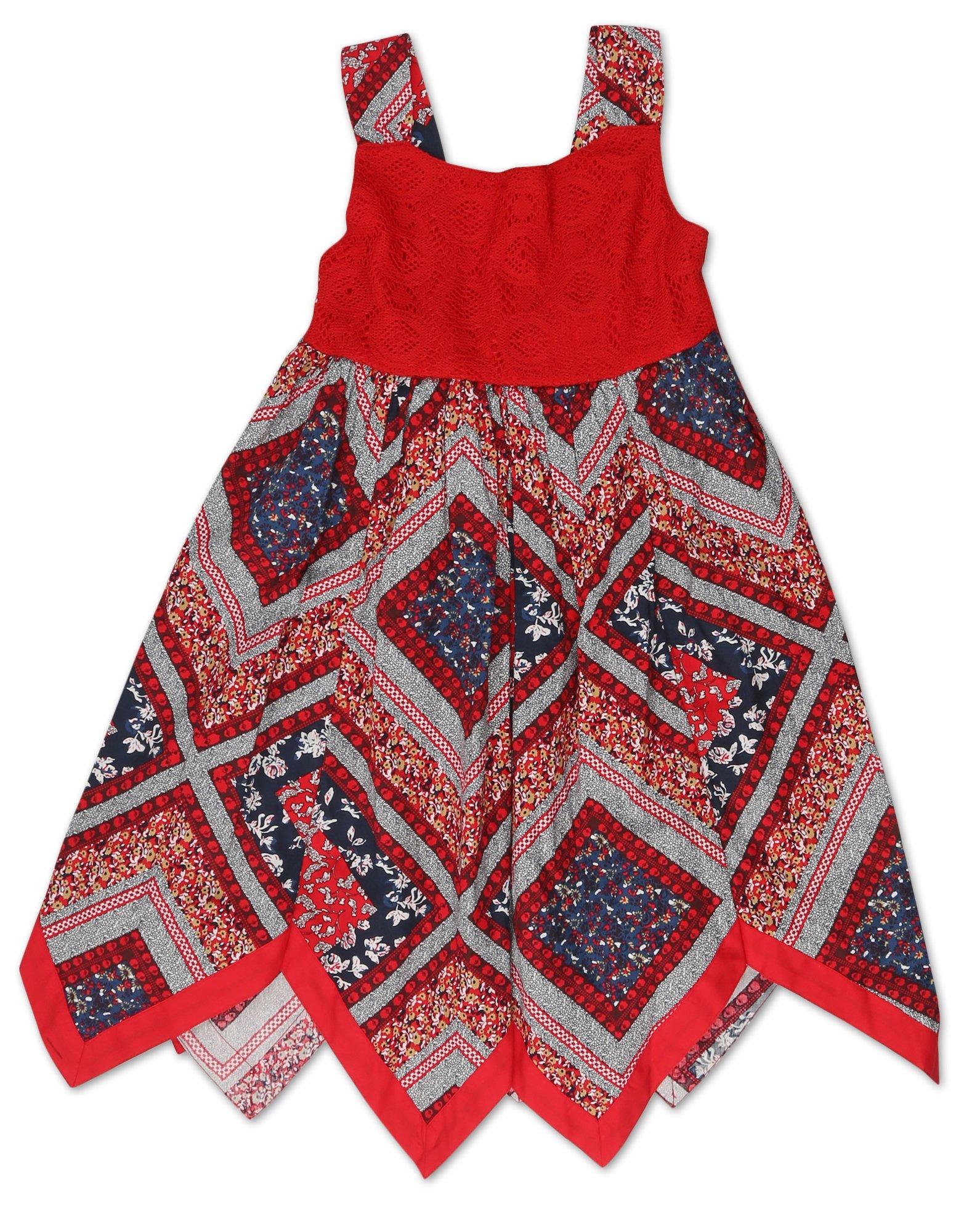 Little Girls Americana Print Dress