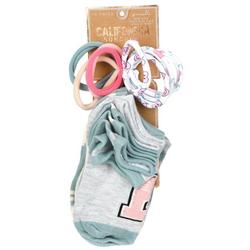 Toddler Girls Sock & Hair Tie Set