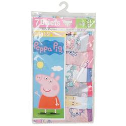 Toddler Girls 7 Pk Peppa Pig Briefs - Multi