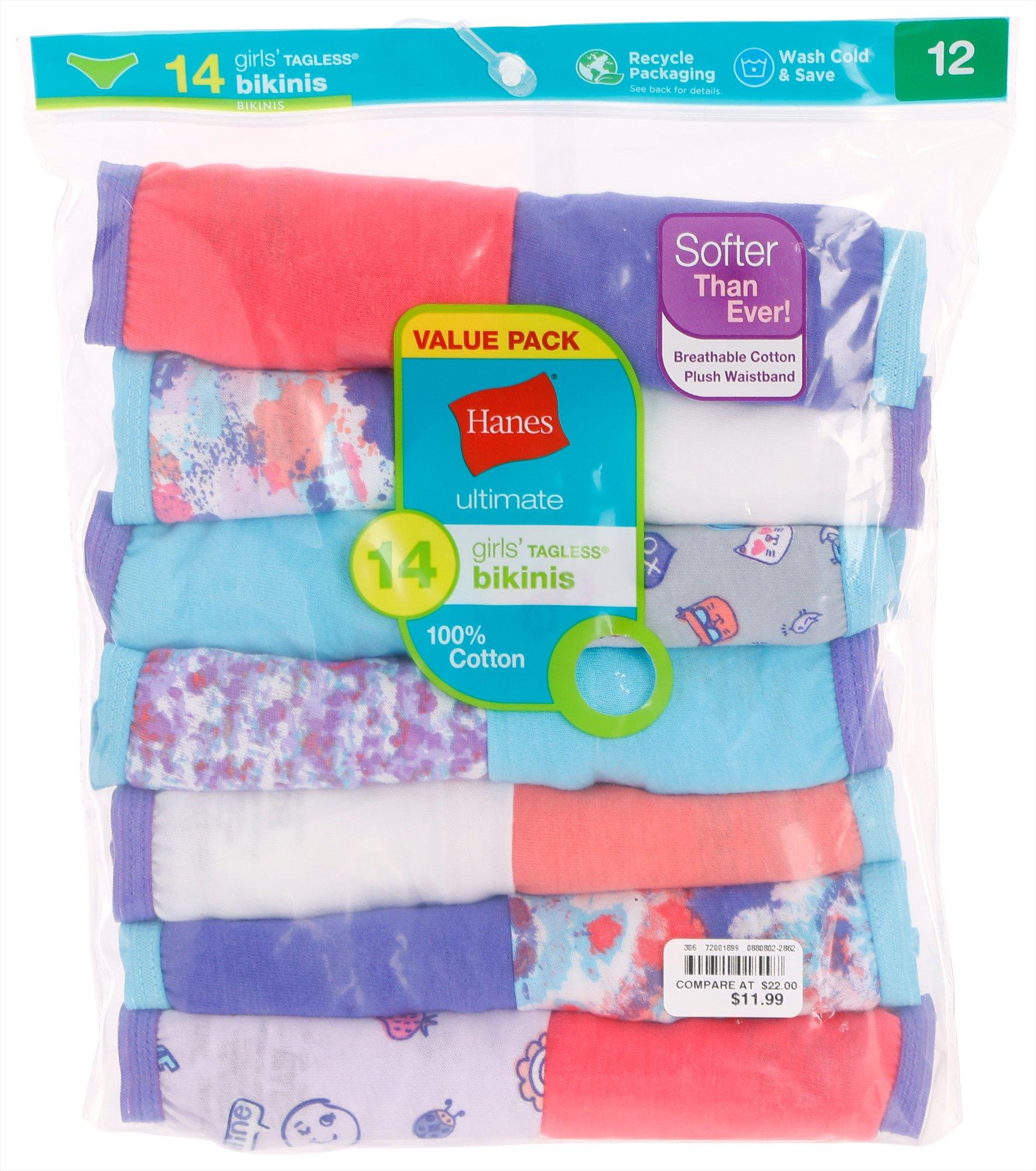 Girls 7-16 Hanes 3-pack Seamless Hipster Panties