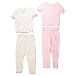 Toddler Girls 4 Pc Pajama Set