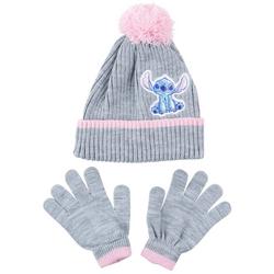 2 Pc Stitch Hat & Gloves Set