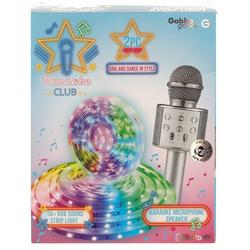 Karaoke Microphone Speaker & LED Sound Strip Light Set