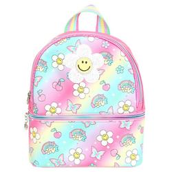 Girls Floral Cherry Print Fashion Backpack