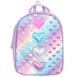 Kids Pastel Quilted Heart Mini Backpack