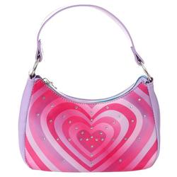 Faux Leather Heart Handbag