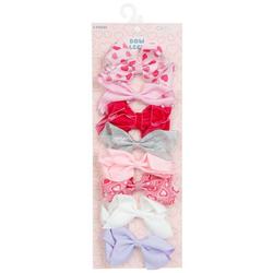 8 Pc Assorted Hair Accessories Bow Collection