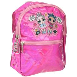 Kids Metallic Backpack - Pink
