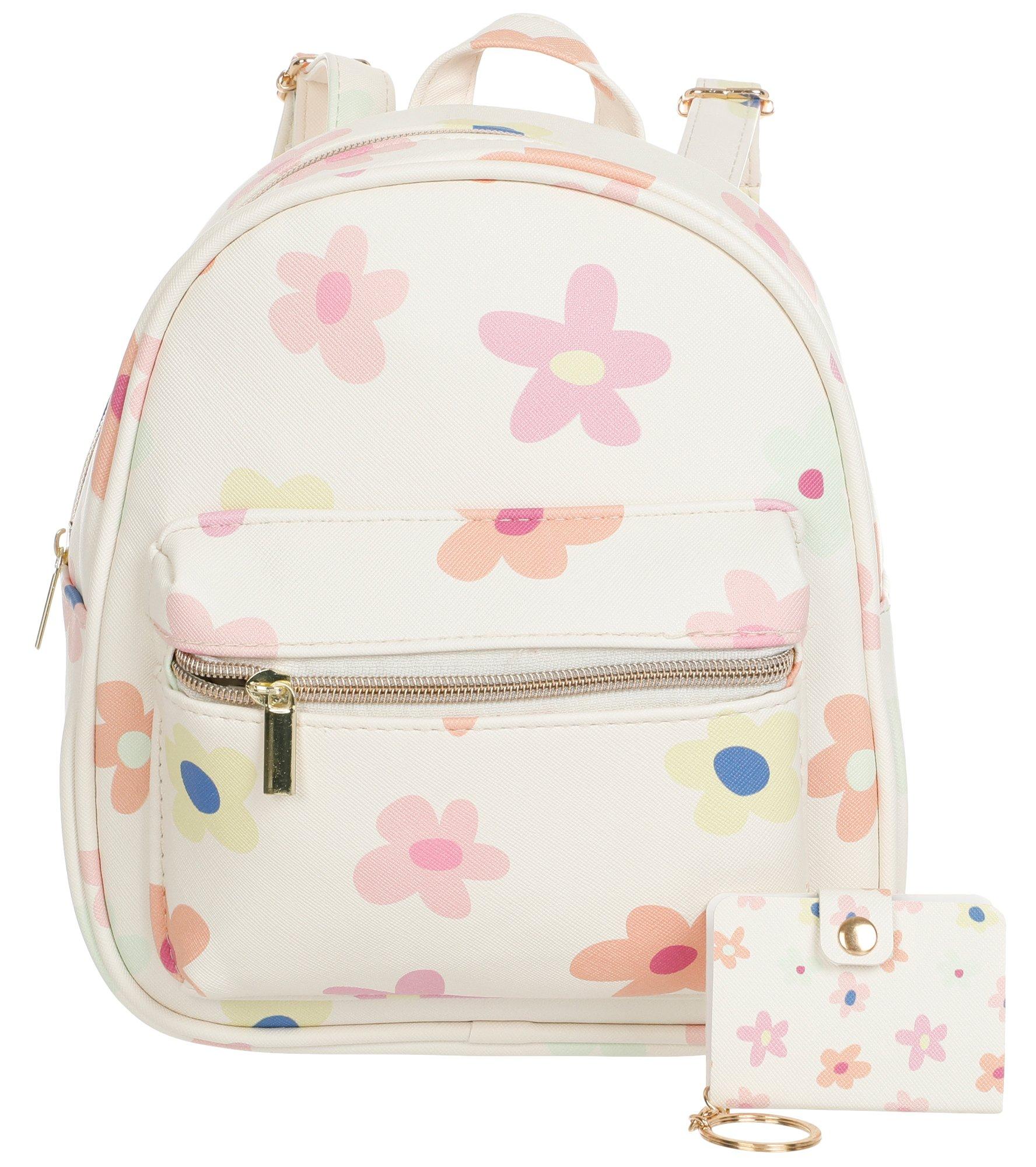 Kids Groovy Floral Mini Backpack