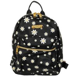 Floral Fashion Backpack - Black