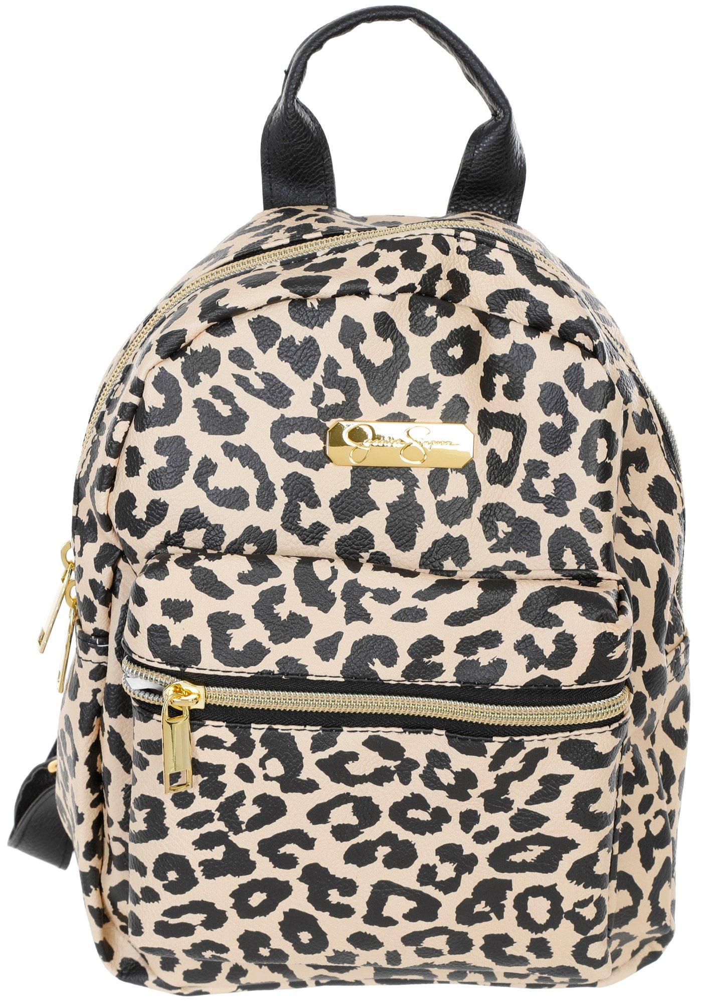 Under One Sky Girl's Cat Faux Leather Backpack In Black