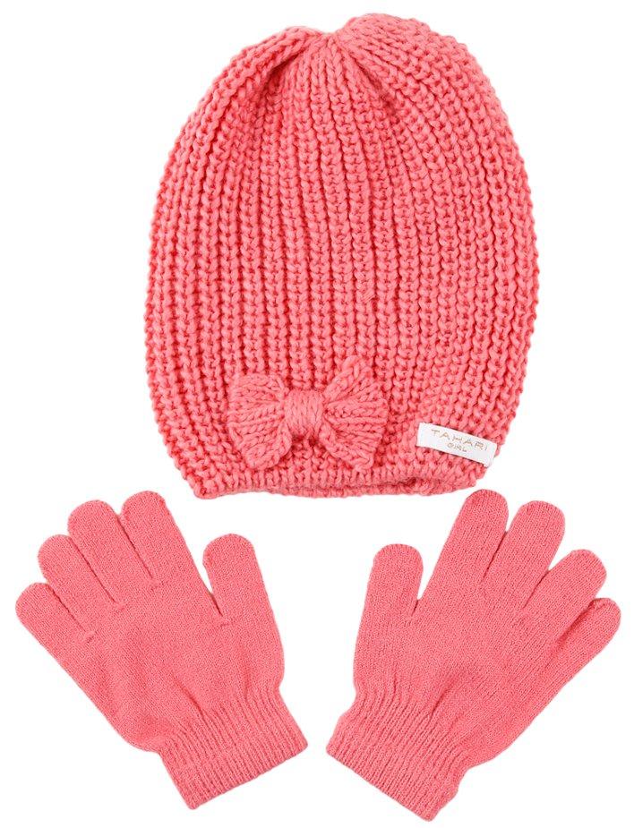 Girls red deals hat and gloves