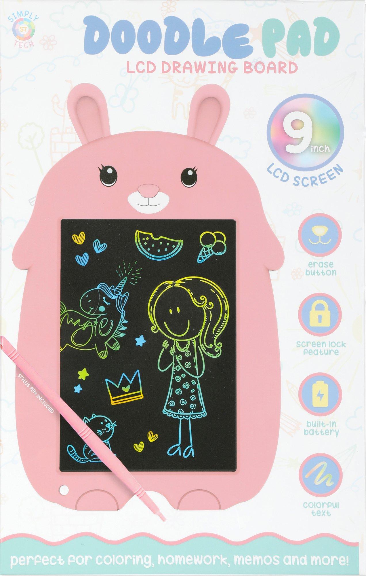 Kids 9 in. Bunny LCD Drawing Doodle Pad Board