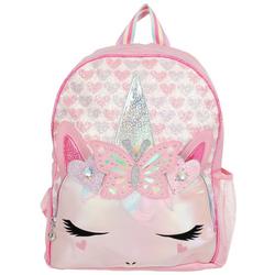 Unicorn Glitter Butterfly Crown Backpack - Pink