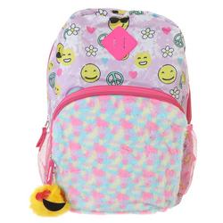 Emoji Plush Backpack - Pink