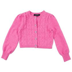Girls Solid Cable Knit Sweater