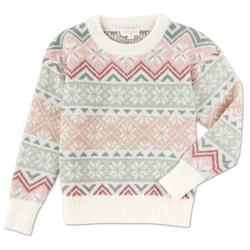 Girls Classic Christmas Sweater - Multi