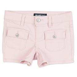 Girls Solid patch Pocket Shorts