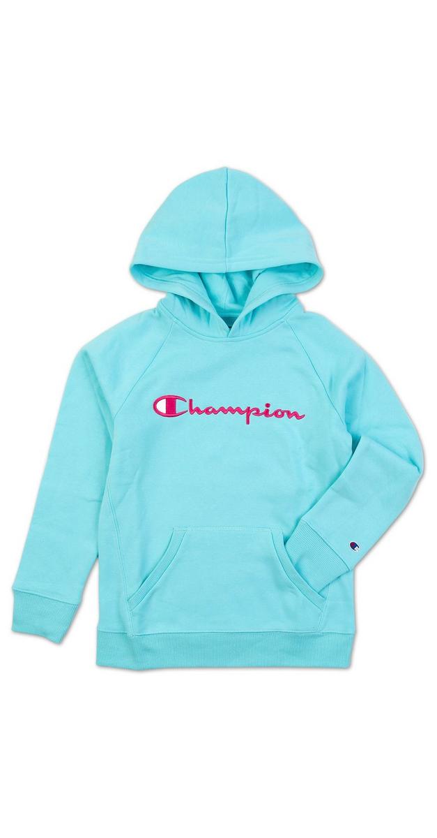 Girls Active Logo Hoodie - Mint | bealls