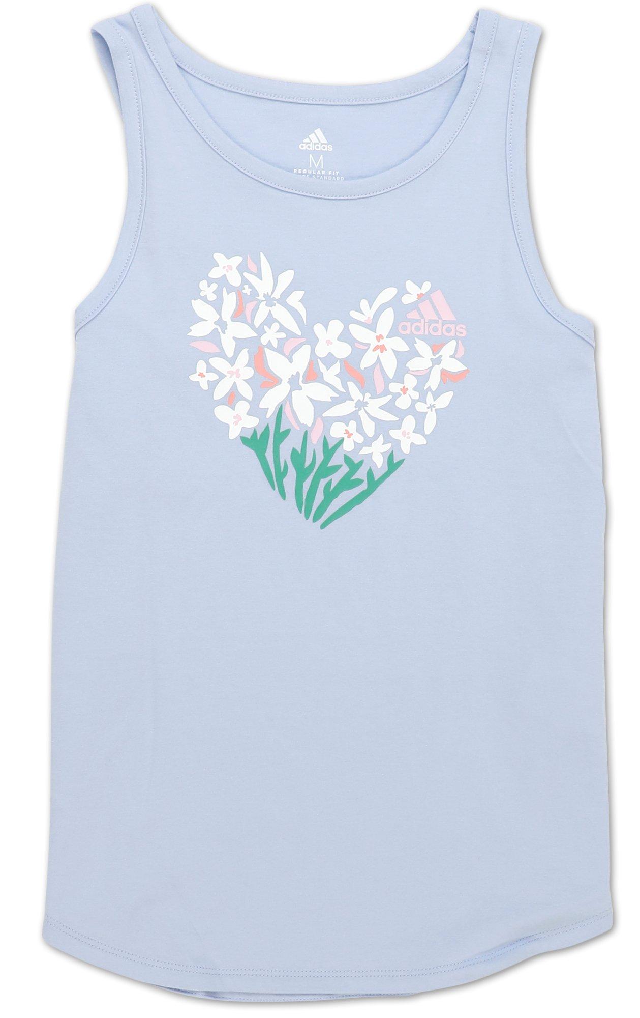 Girls Active Floral Tank Top