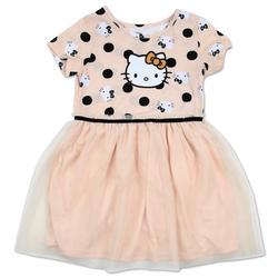 Girls Hello Kitty Print Dress