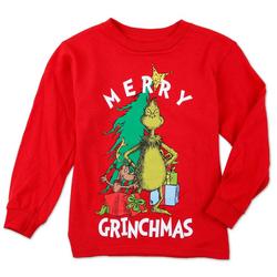 Little Boy's Merry Grinchmas Long Sleeve Shirt