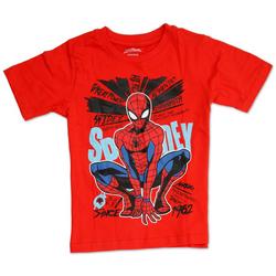 Little Boys Spiderman Graphic Tee