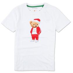 Little Boys Holiday Bear Front Graphic