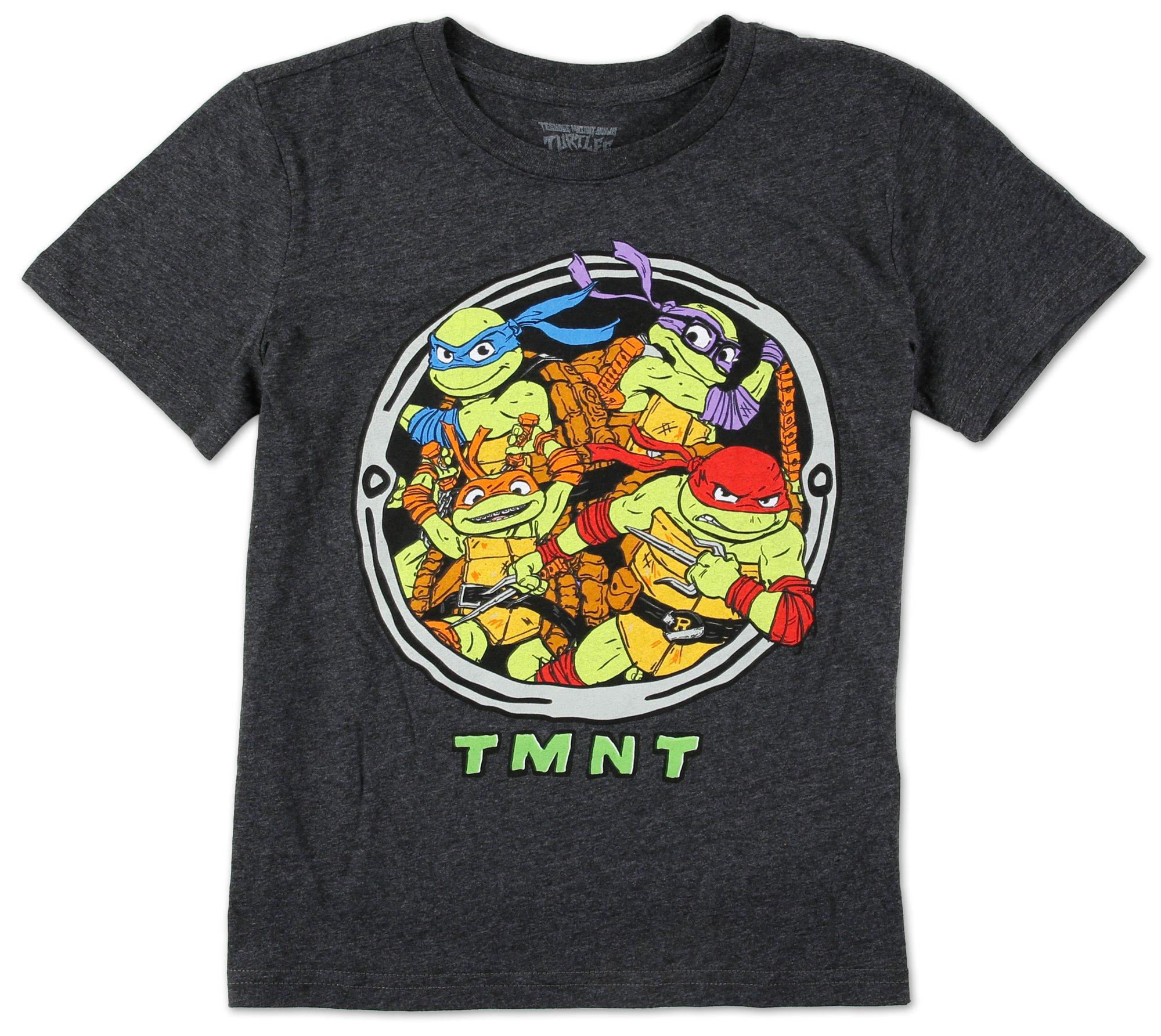 Boys TMNT Graphic T-Shirt - Grey
