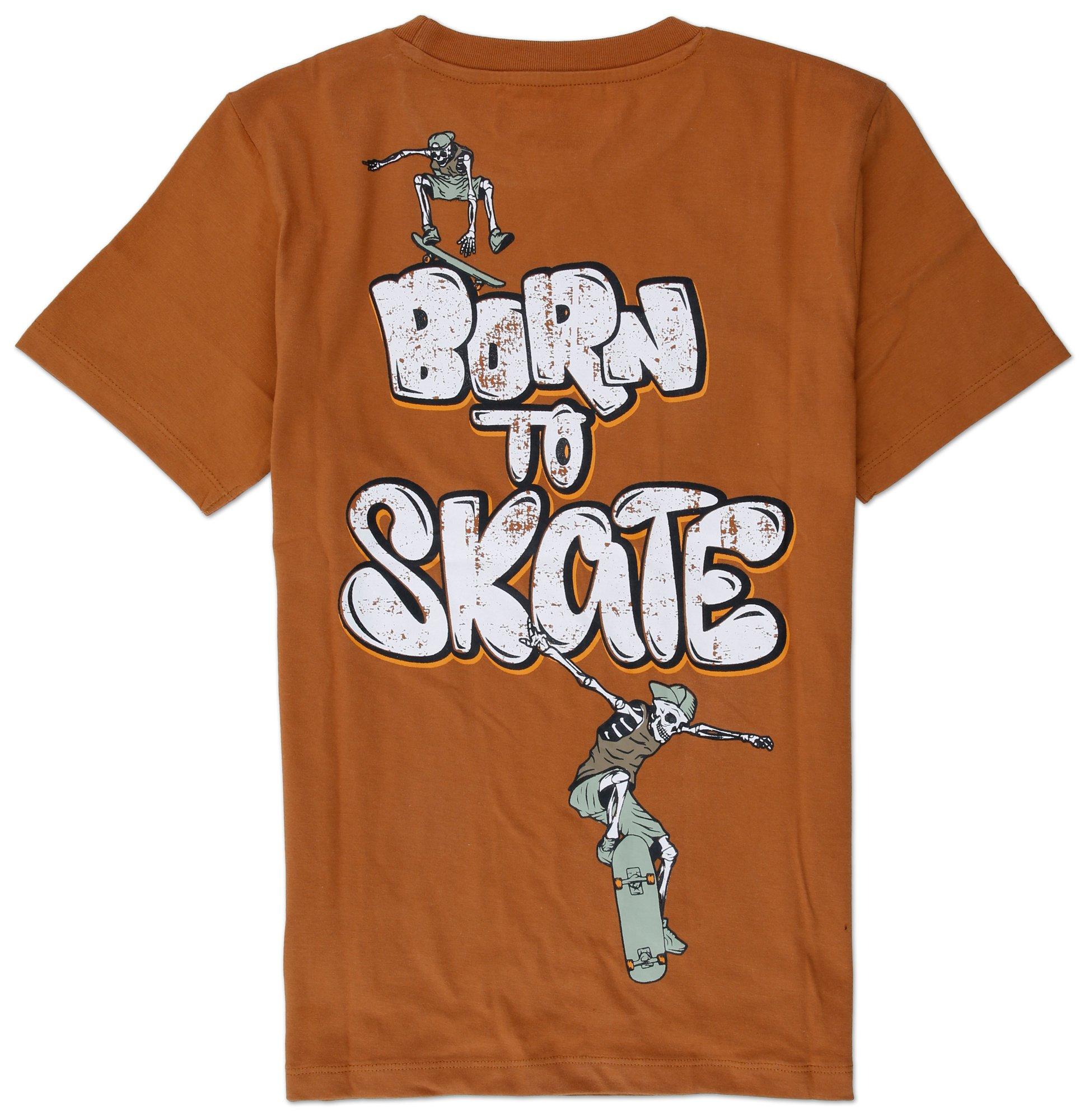 Boys Born To Skate Graphic T-Shirt