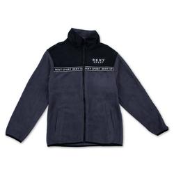 Boys Solid Logo Fleece Jacket