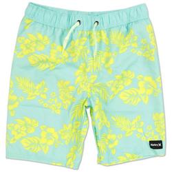 Boys Floral Print Swim Shorts