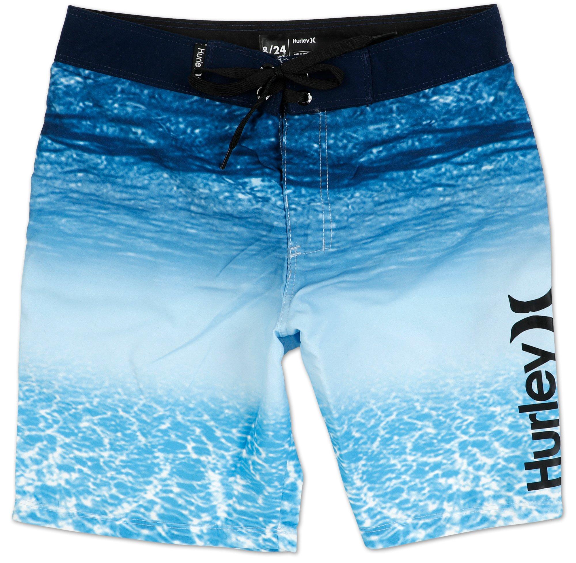 Boys Ocean Print Swim Shorts