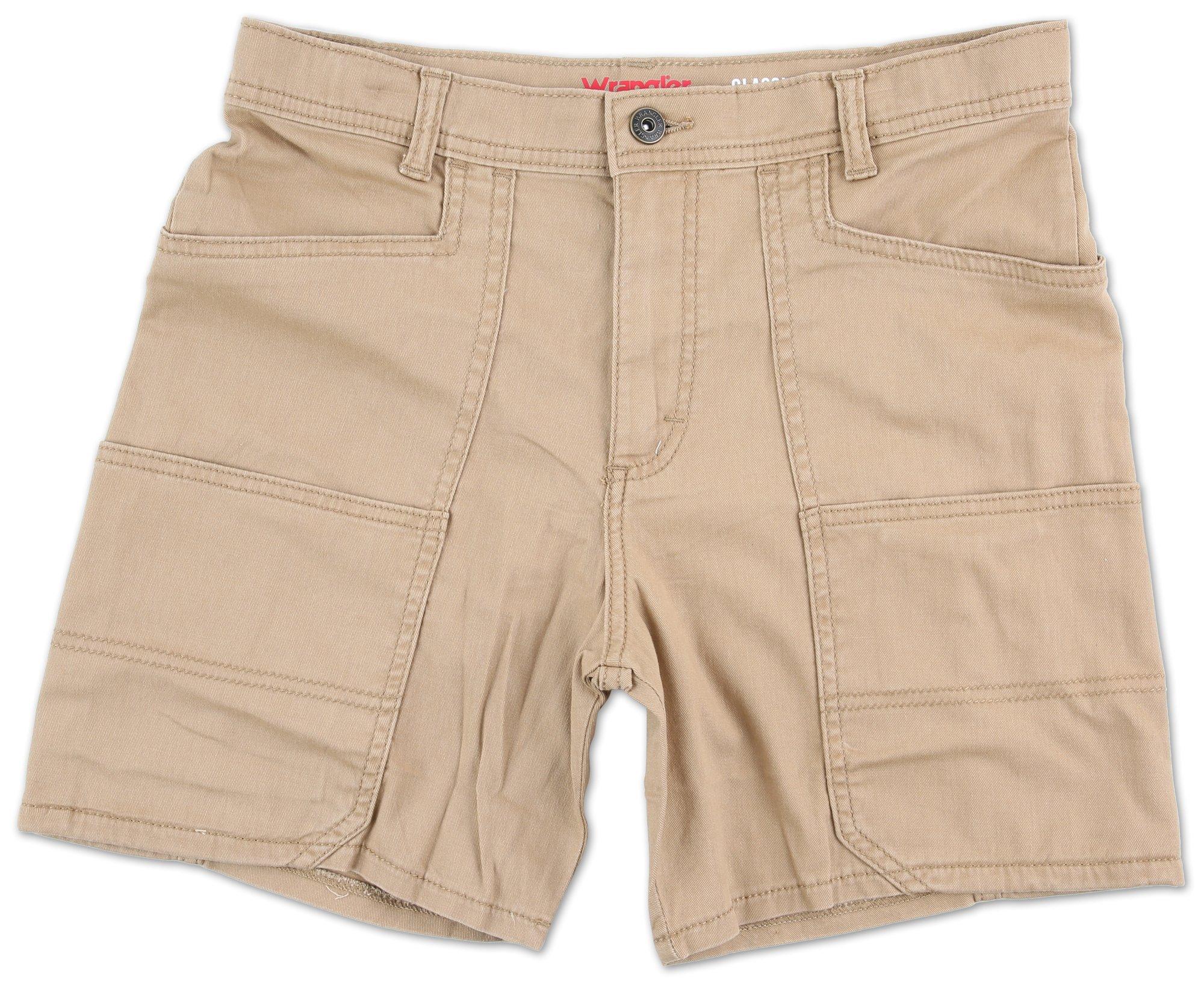 Boys Solid Cargo Shorts