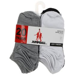 Boys 20 Pk Dry Fresh Low Cut Socks - Multi