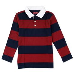 Boys Long Sleeve Striped Pull-Over