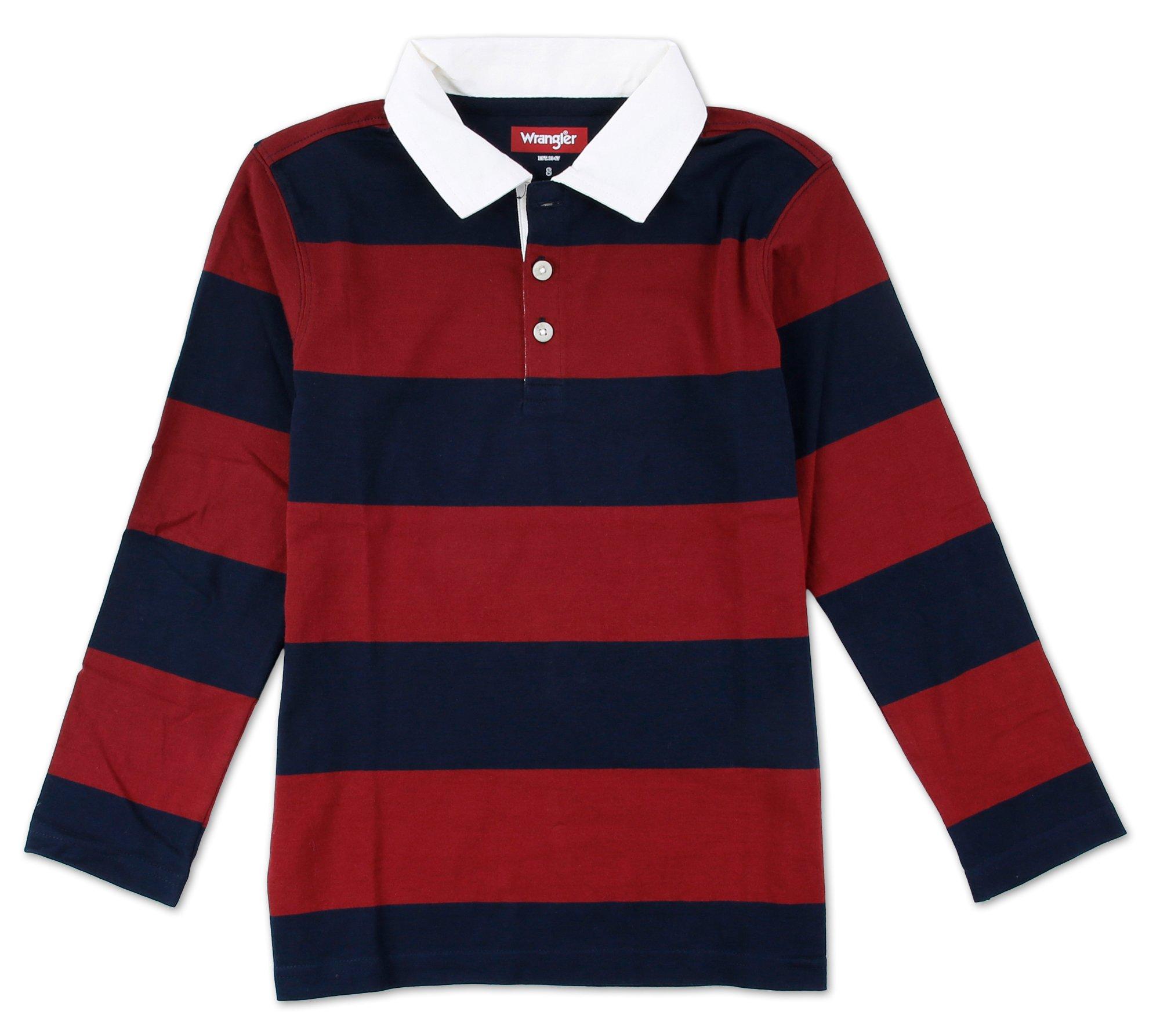 Boys Long Sleeve Striped Pull-Over