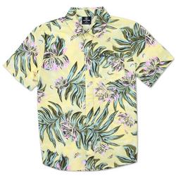 Boys Floral Print Button Down Shirt