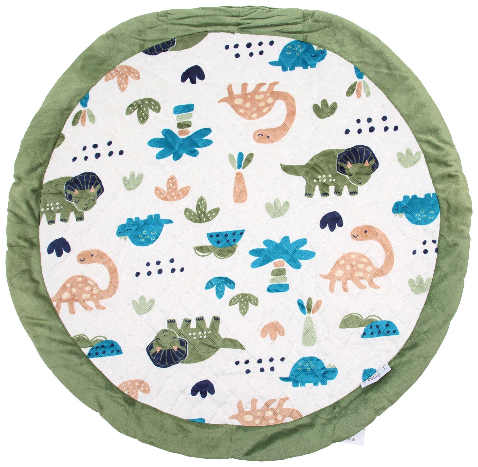 Reversible Dino Print Baby Playmat