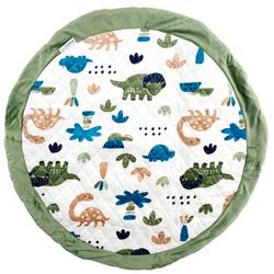 36 Dino Print Round Baby Plush Playmat