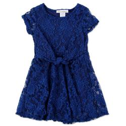 Toddler Girls Short Sleeve Lace Dress