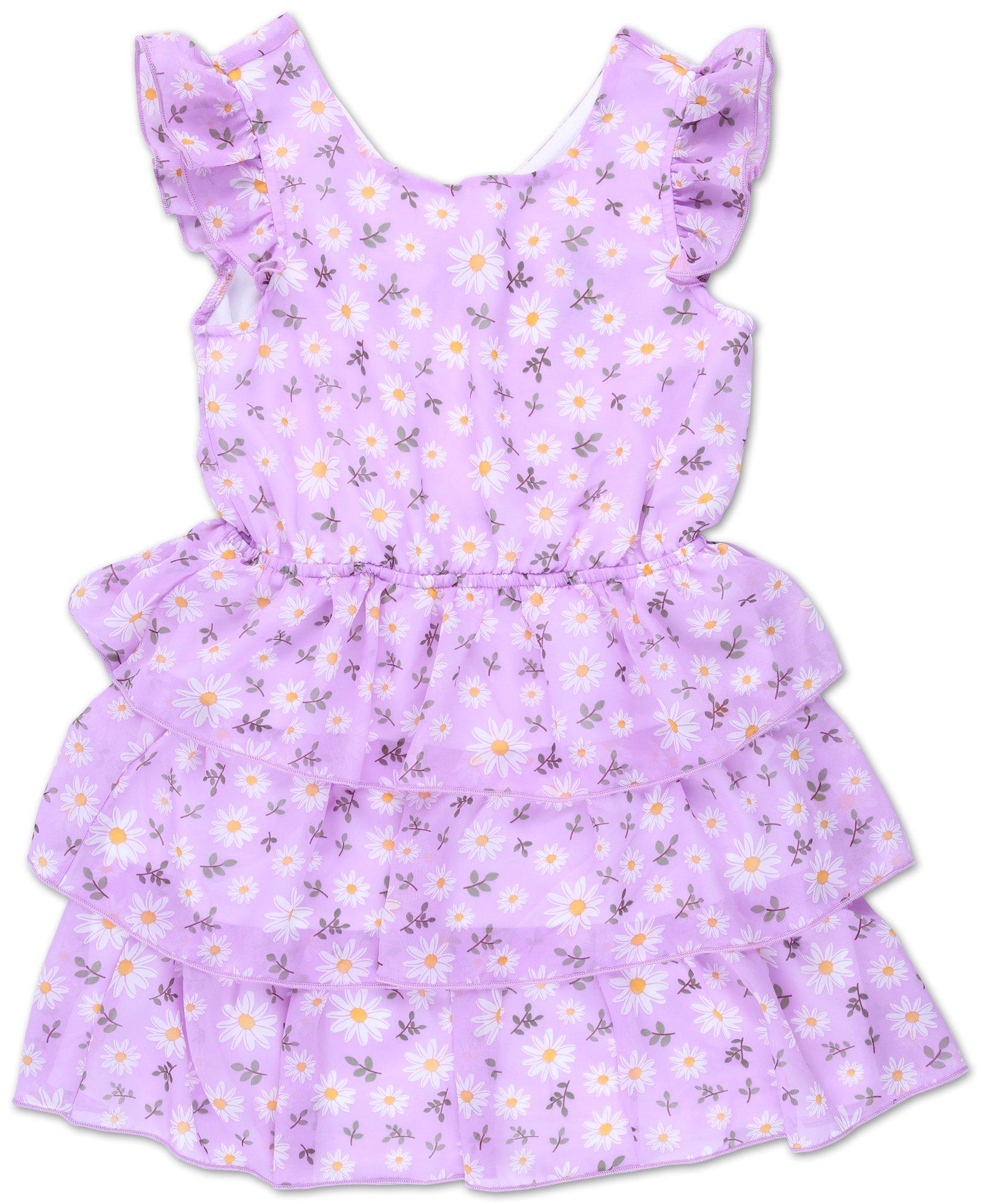 Toddler Girls Floral Print Dress