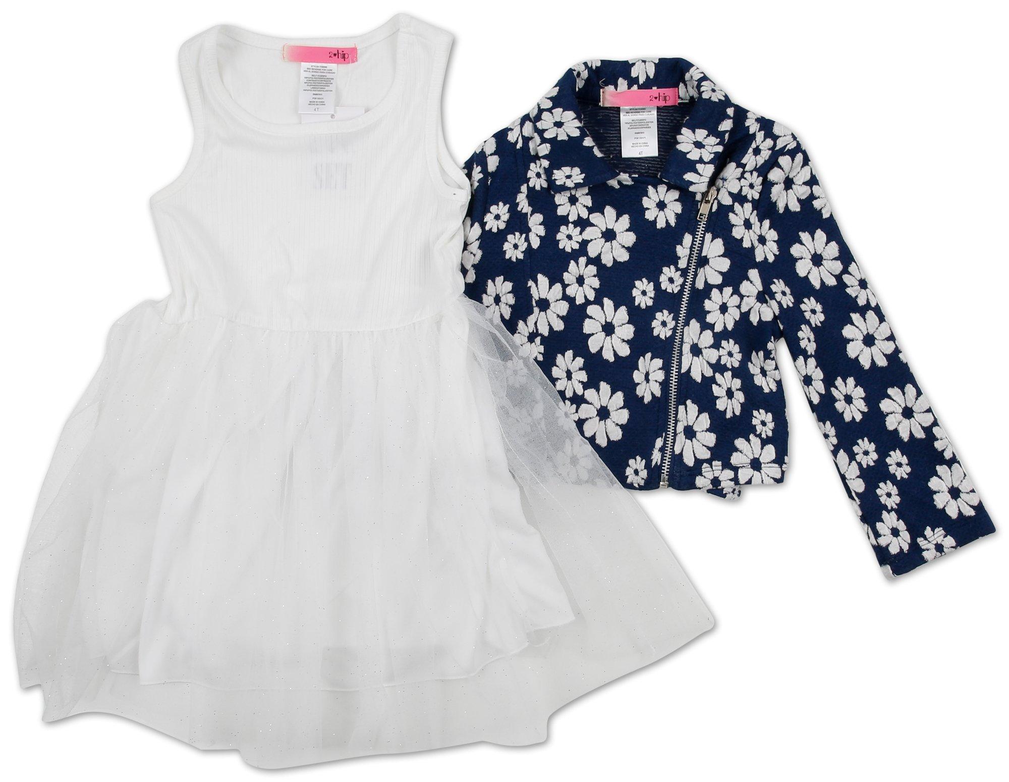 Toddler Girls 2 Pc Dress & Jacket Set