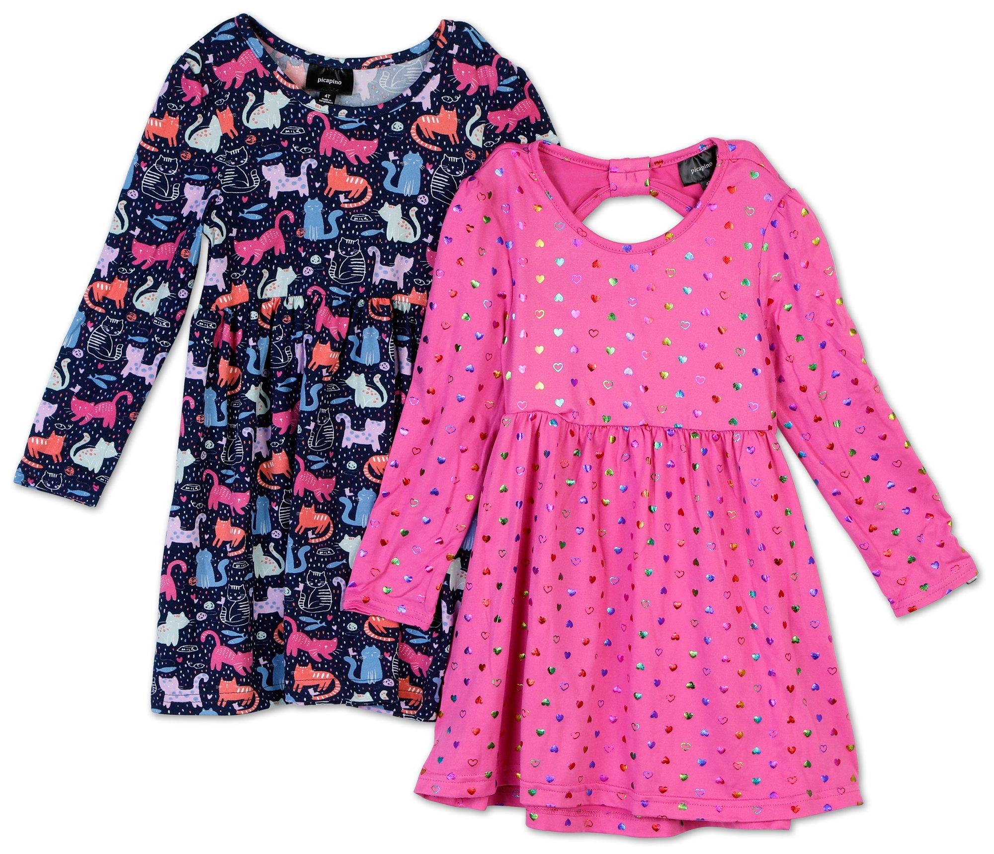 Toddler Girls 2 Pk Fashion Dresses