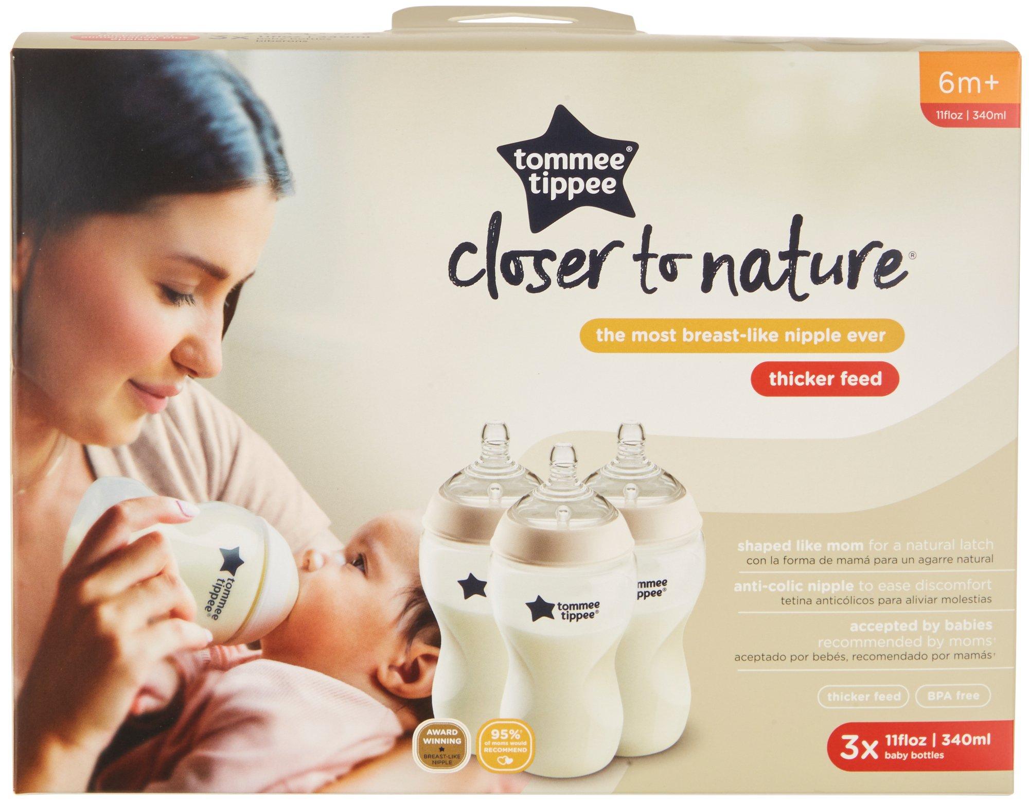 Baby 3 Pk Closer to Nature Baby Bottles