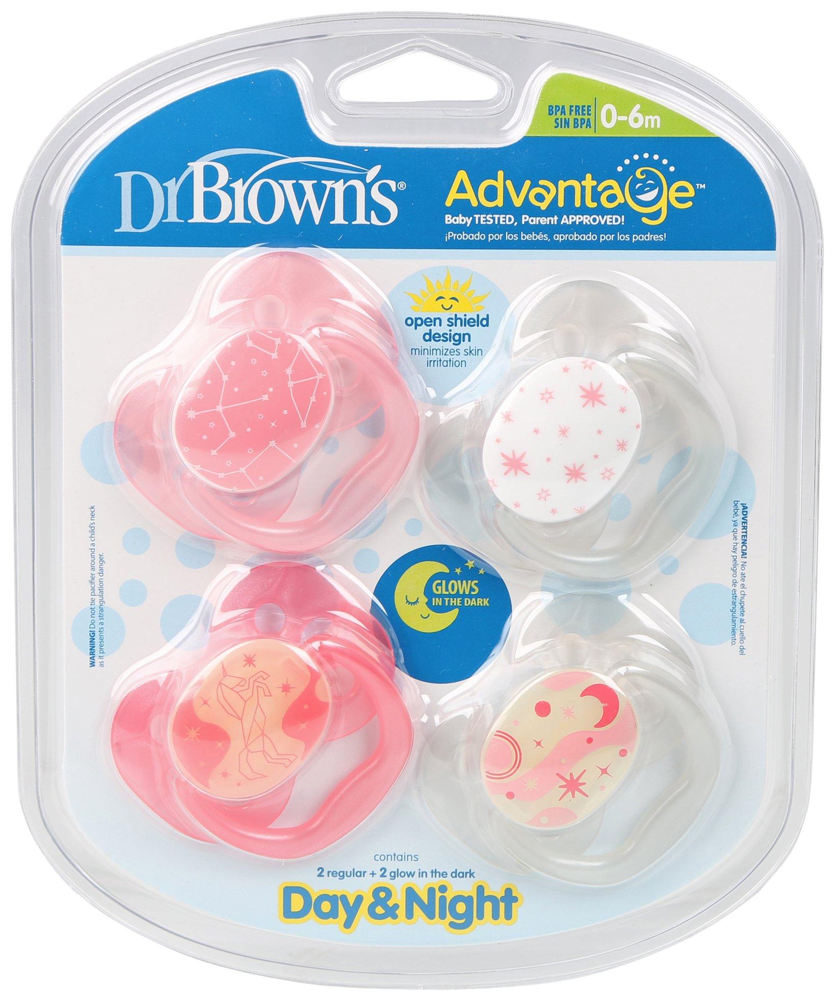 4 Pk Day & Night Pacifiers