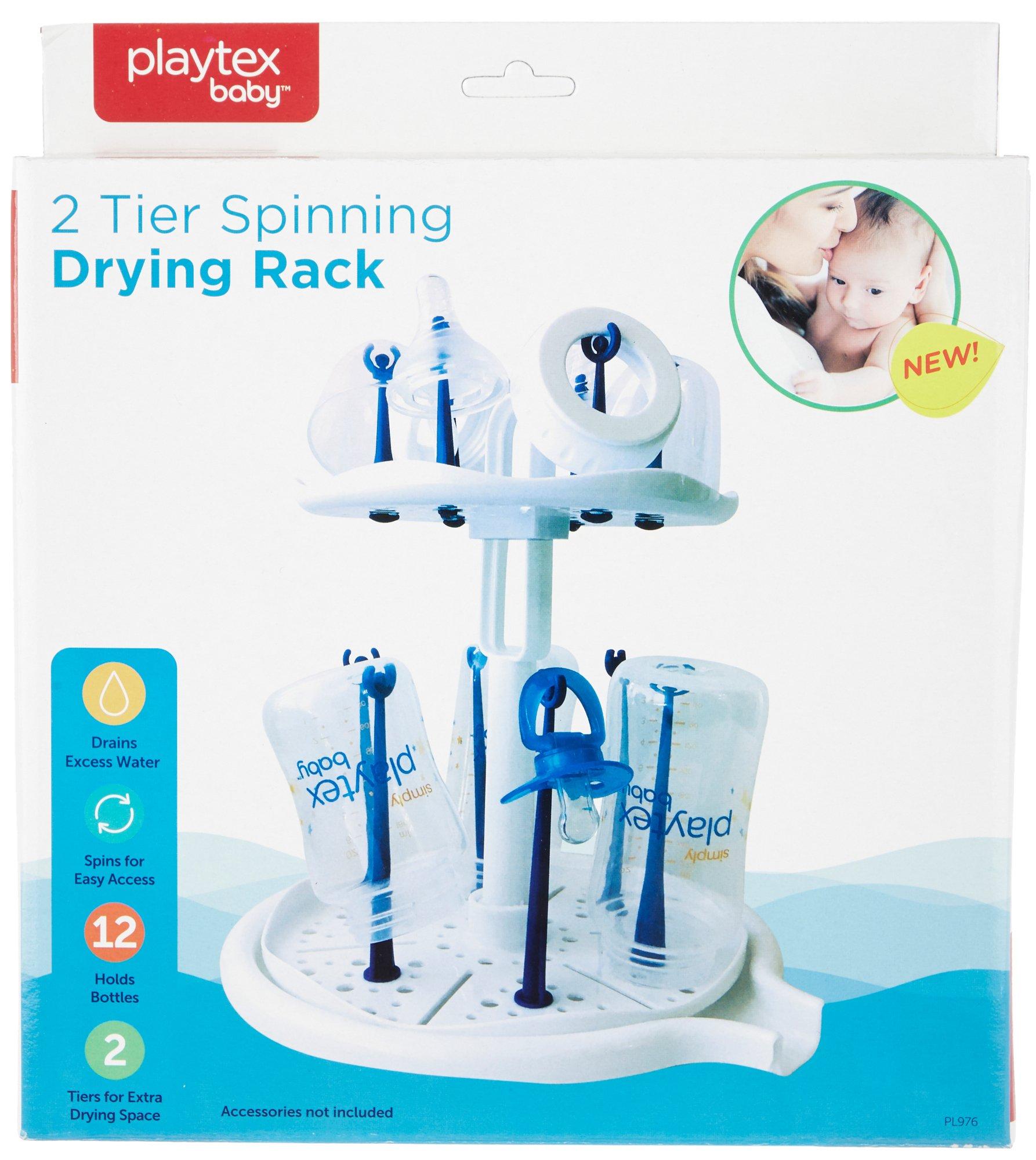 2-Tier Spinning Drying Rack