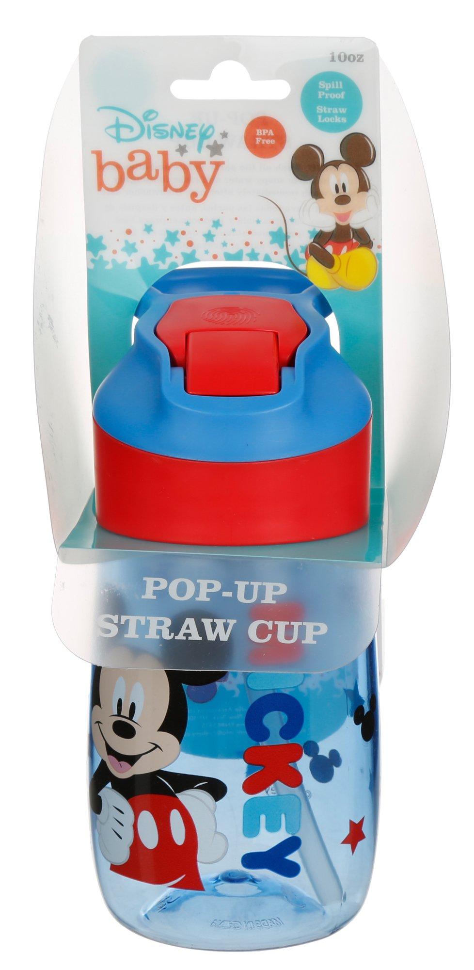 Baby Mickey Mouse Pop Up Straw Cup